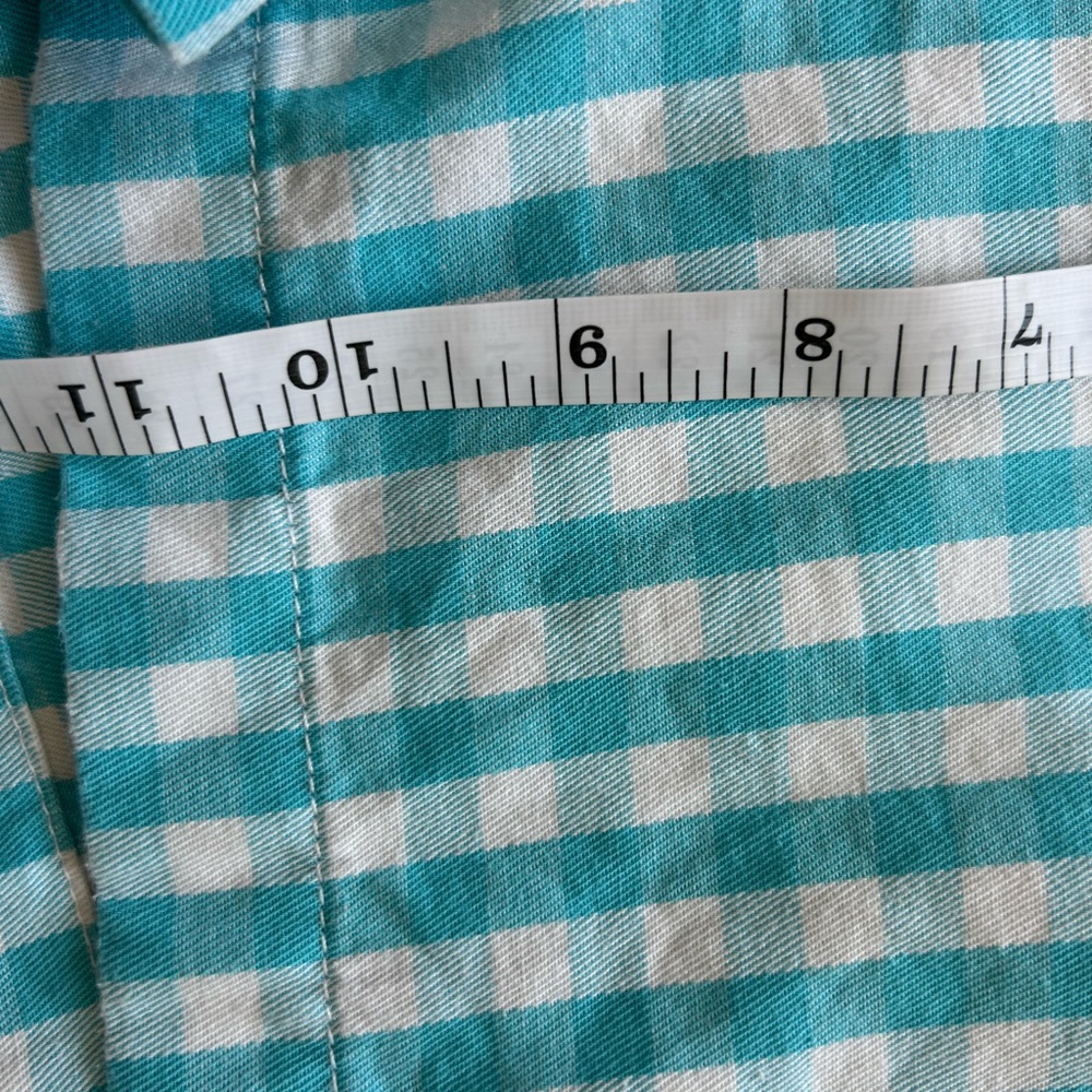 J.Crew Blue Gingham Shorts Size 6 Cotton Summer Preppy Casual - Picture 10 of 12